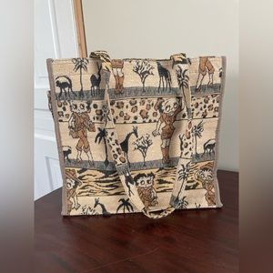 Vintage Betty Boop Safari Tote Bag